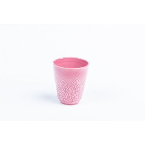Cana ceramica fina roz AI5
