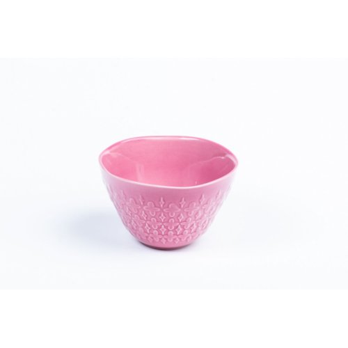 Castron ceramica fina roz AI6
