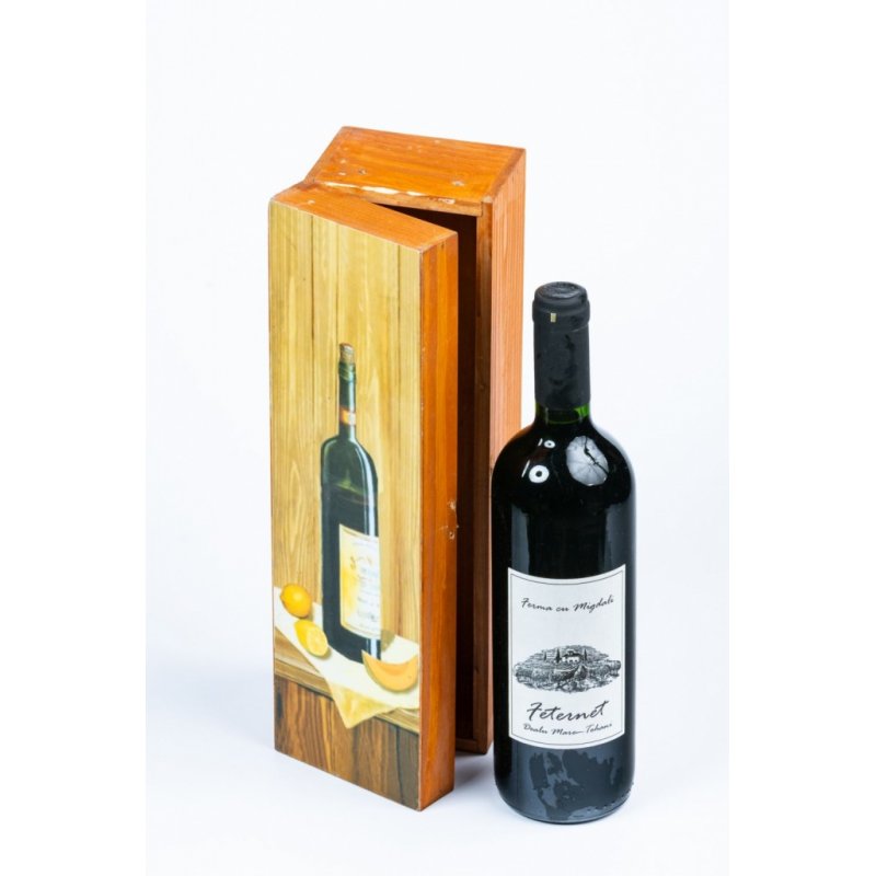Cutie din lemn pentru sticla vin